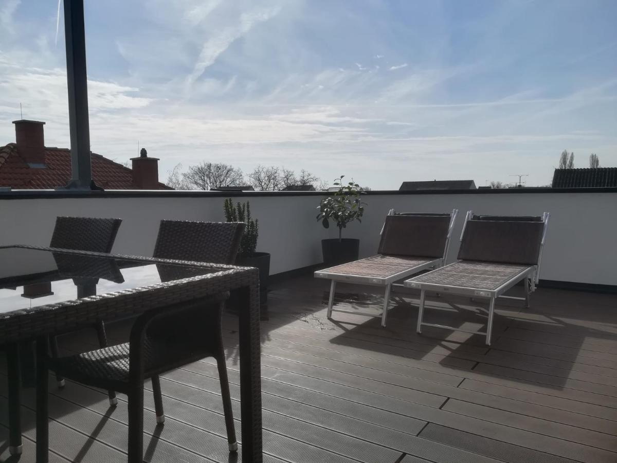 Penthouse Griemann 2 Fuer Max 4 Personen Mit Eigener Grosser Dachterrasse Zum Relaxen! 伊尔米茨 外观 照片